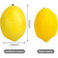 thumbnail image 5 of 12 Pieces Artificial Lemons, For Decoration Fake Fruit Bowl, 5 of 5