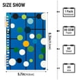 thumbnail image 2 of FORMRS 1-Subject Spiral Notebook 8" x 5" College Ruled 60 Refillable Sheet A5 Hard Cover, 2 Pack, Blue Abstract, 2 of 7