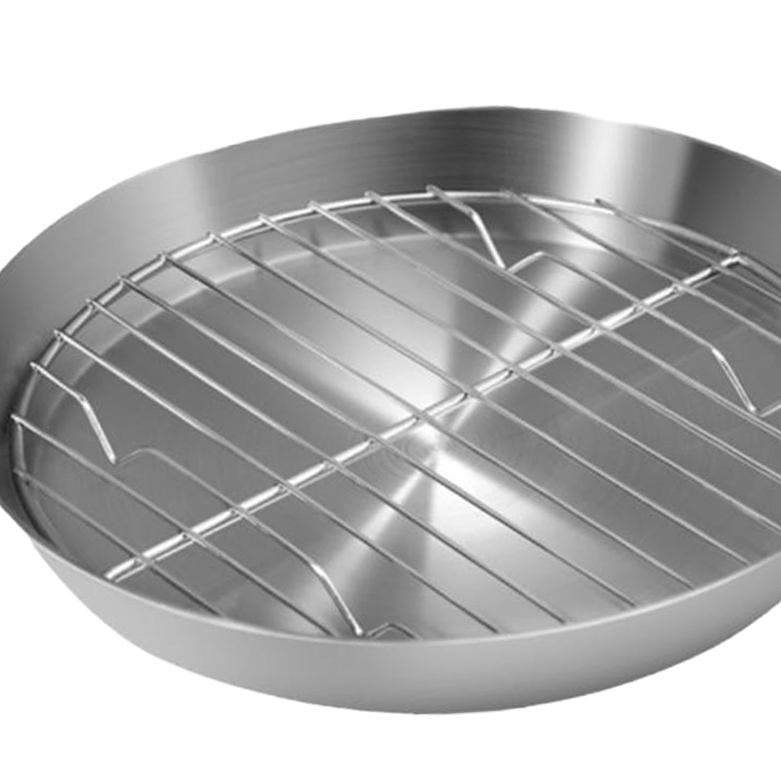 Nishiyuenyi Baking Sheet with Rack Set Toaster Pan Nonstick Clean Oven Pan with Cooling Rack 20cm