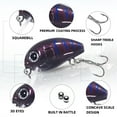 thumbnail image 4 of Crankbaits Lure Fishing, Hard Baits Swimbaits Boat, Ocean Topwater Lures Kit, Mini Fishing Lure with Box Lure for Men's Gift Type 1, 4 of 7
