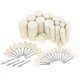 thumbnail image 4 of 129Pcs Dremel Accessories Polishing Wheel Polishing Tools Wool Felt Metal Surface Buffing Polishing Wheel for Rotary Tool, 4 of 5