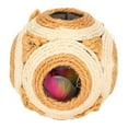 thumbnail image 3 of Bola de Sisal de Gato, Molinda de Garra Interactiva 6 Pequeños Agujeros de Gato Juguete Con Pluma de Color Para Gatos, 3 of 7