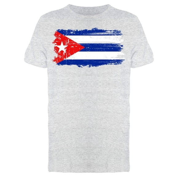 Grunge Cuban Flag Country Tee Men's -Image by Shutterstock
