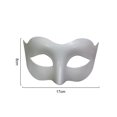 thumbnail image 2 of Máscaras de mascarada Cool Men Adult Kids Fighter Half Face Mask para fiesta de baile de máscaras Halloween, 2 of 5