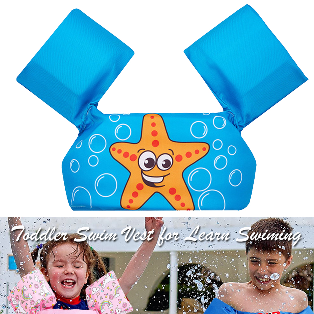 Elbourn Kids Cartoon Arm Circle Swimming Equipment for Children Baby Life Jacket Sleeves