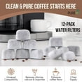 thumbnail image 2 of 12-Pack Keurig Water Filter Cartridges - Premium Keurig Filter Replacement for K-Classic, K-Supreme, K-Slim, K-Duo, K-Express by - Charcoal Filters Fits Breville & Ninja Dualbrew Coffee Makers, 2 of 8