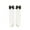 White1, variant on yillto Little Girls Cotton Socks Cute Bow Trim Knit Seamless Socks Toddler Dress Crew Ankle Sock