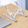 thumbnail image 1 of Portable Laptop Stand - ABS Material, 10-Speed Adjustable, Folding Lift Cooling Base for All Notebooks!, 1 of 4