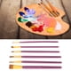 thumbnail image 4 of Juego de pinceles, 6 piezas con mango de madera, pincel para dibujar, juego de pinceles de agua, artesanía superior, 4 of 7