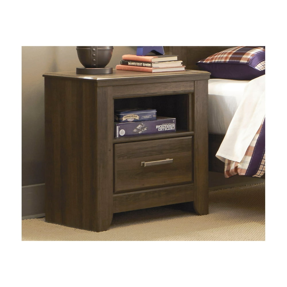 Signature Design by Ashley Juararo Dark Brown One Drawer Nightstand