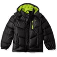 thumbnail image 2 of Vertical 9 Little Boys' Bubble Puffer Jacket | Fall, Winter, Spring, School, V205-Black, 4, 2 of 2