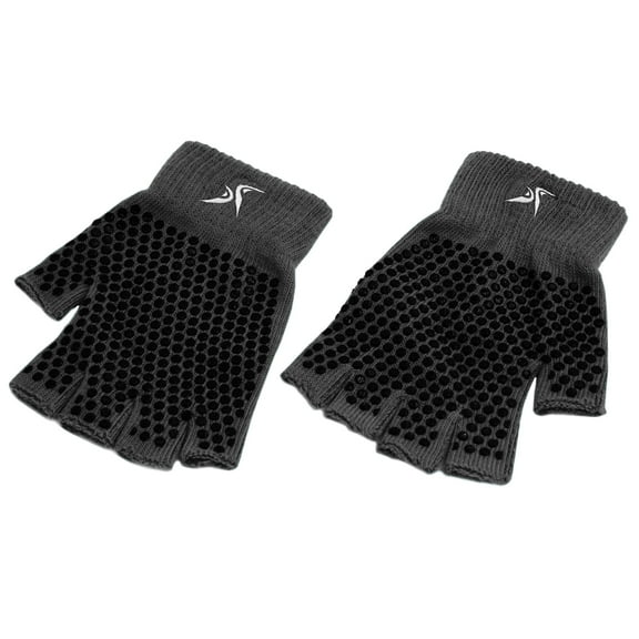 ProsourceFit Grippy Yoga Gloves, Non-Slip Fingerless Design