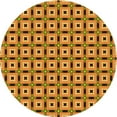 thumbnail image 1 of Ahgly Company Machine Washable Indoor Round Transitional Saddle Brown Area Rugs, 6' Round, 1 of 7