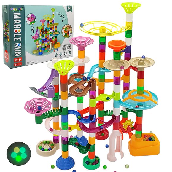 Juguete de construcción Marble Run DSHMIXIA, 150 unidades, regalo para niños