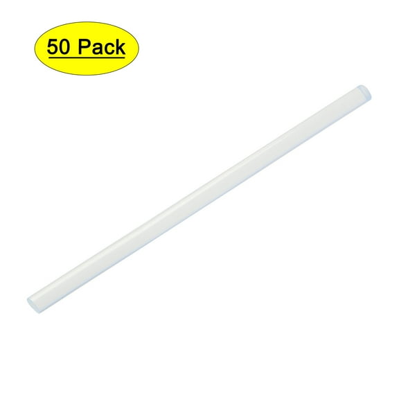 Uxcell 6" x 0.27" Clear Mini Hot Glue Sticks 50 Pack
