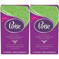 Poise Panty Fresheners, 24 Count