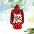 thumbnail image 3 of Oil Lamp Ornament – Blown Glass Lantern Red Christmas Tree Ornament, 3 of 4