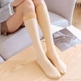 thumbnail image 4 of Uooqdmx Knee High Socks, Thigh High Socks, Cute Socks, Boot Socks for Women, Thigh High Stockings, Beige One Size, 4 of 4