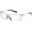Clear, variant on OnGuard Safety RxAble Eyewear OG-220S Black Clear Goggles Large 58mm Small 55mm