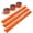 Orange, variant on 6-Pack Reflective Slap Bands, Reflector Band Snap Bracelet Armbands High Visibility Safety Reflectors Wrist Strap Strips for Night Jogging Cycling Running