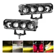 thumbnail image 1 of Faros Auxiliares Lupa Para Auto Moto Con Estrobo 2pcs, 1 of 8