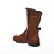 thumbnail image 4 of Botas Mujer Juvenil Altas Básica Lisa Moda Casual Con Hebilla cafe 22 Incógnita 031B1Q, 4 of 5