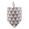 thumbnail image 3 of Greeniant Bufanda de baba para 4 estaciones, plegable, de algodón suave, elegante, reutilizable, ajustable, toalla Triangular para mascotas, para cuello Ropa para mascotas gris tipo 2 Greeniant PT003844-04, 3 of 6