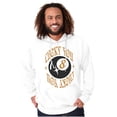 thumbnail image 5 of Urban Streetwear Lucky You 8 Ball Unisex Plus Fleece Graphic Hoodie Brisco Brands 2X, 5 of 6