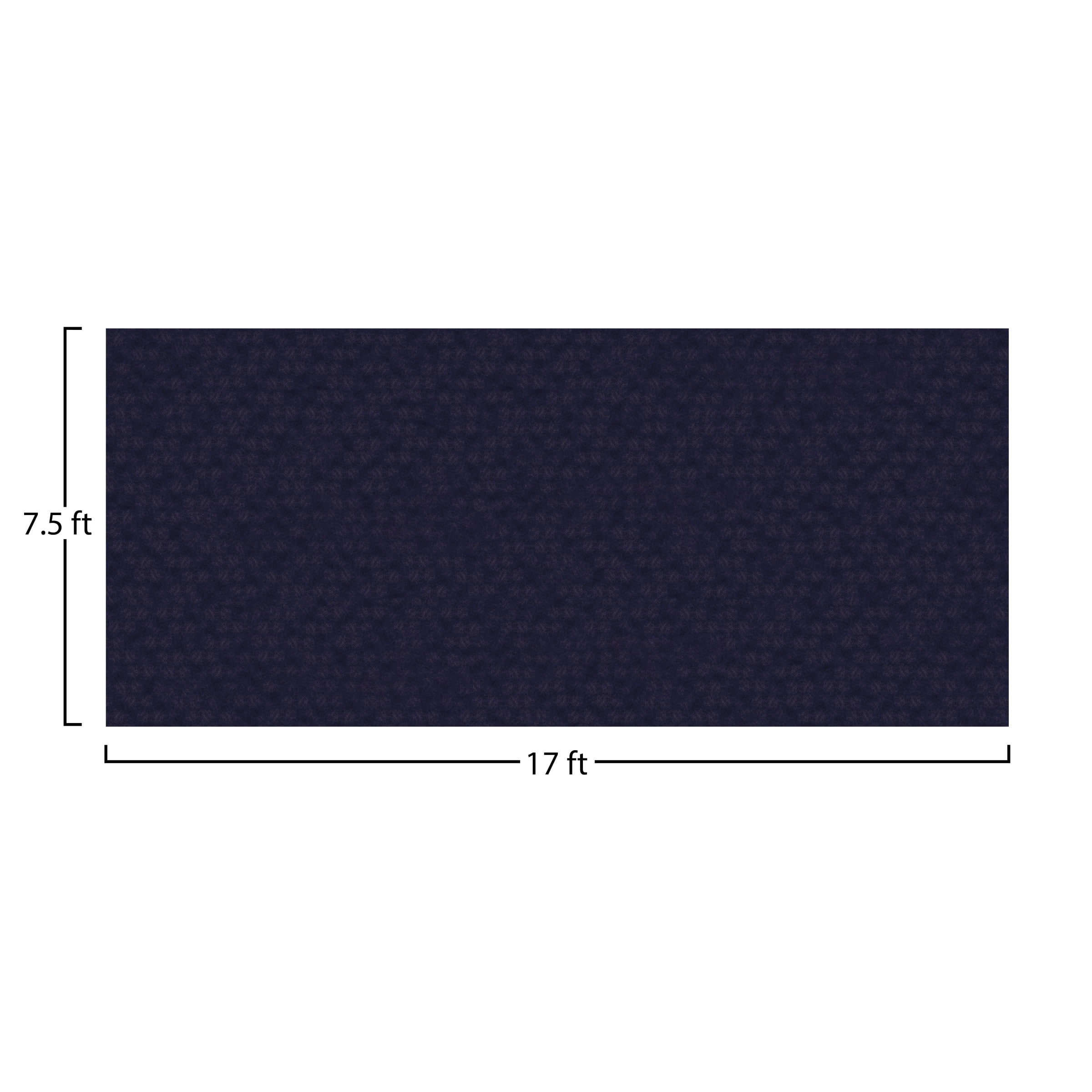 G-Floor Drip & Dry Indoor Outdoor Absorbent Floor Mat (7.5' x 17') in Blue