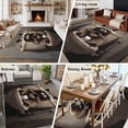 thumbnail image 5 of 8'x10' Area Rugs, Bathroom Raccoon Indoor Outdoor Area Rug for Living Room Bedroom, Toilet Animals Vintage Washable Bathroom Rugs Kitchen Floor Carpet Mats Home Decor Aesthetic, 5 of 8