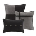 thumbnail image 6 of Bedding Sets, 7 Piece Faux Suede Comforter Set Grey King, Bed Sets, Comforter Sets,, 6 of 14