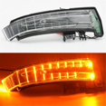 thumbnail image 4 of Car Door Mirror Cover with LED Turn Signals for Mercedes Benz C E S Class W204 X204 W212 W221 C300 C, 4 of 5