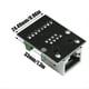 thumbnail image 4 of 4 Piezas RJ45 Ethernet Hembra Conector de Enchufe Placa Ruptura, 2,54 mm Terminal Adaptador Red Blindado, 4 of 5