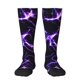 thumbnail image 1 of Fotbe Galaxy Lightning Calcetas Divertidas Estampadas para Hombre y Mujer, Calcetas de Algodón hasta la Rodilla para Caminar, Correr, Enfermería y Embarazo, 1 of 6