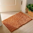 thumbnail image 4 of Bath Rug Mat, Thick Soft Absorbent Chenille, Quick Dry Microfiber Mats, Rubber Backing, Machine Washable Shower Floor Rugs, Bathroom Bathmat Home Decor Accessories 40*60cm 1Pcs, 4 of 5