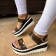 thumbnail image 1 of Zapatos de mujer Sandalias transparentes con hebilla de suela gruesa de verano Sandalias de playa para mujer Wmkox8yii  nm11710, 1 of 5