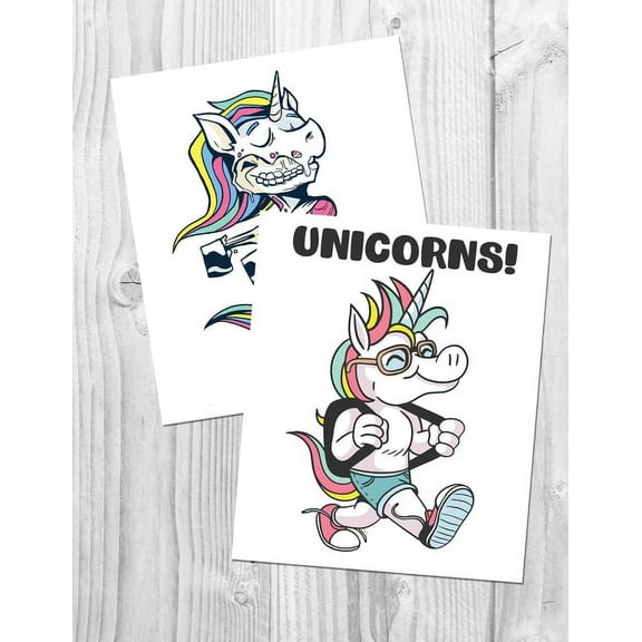 Unicorns!: Awesome Unicorn Coloring Book to Color and Create * 8.5" x 11" 86 pages (Paperback)
