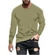thumbnail image 2 of pstuiky camisetas de manga larga para hombre, Camisa de manga larga con cuello redondo, color liso, informal y cómoda para hombre. camisetas de hombre xxl, 2 of 5
