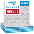 thumbnail image 1 of Filtro de aire Aerostar MERV 11 20 x 20 x 1 (50 x 50 x 2 cm), paquete de 6, 1 of 6