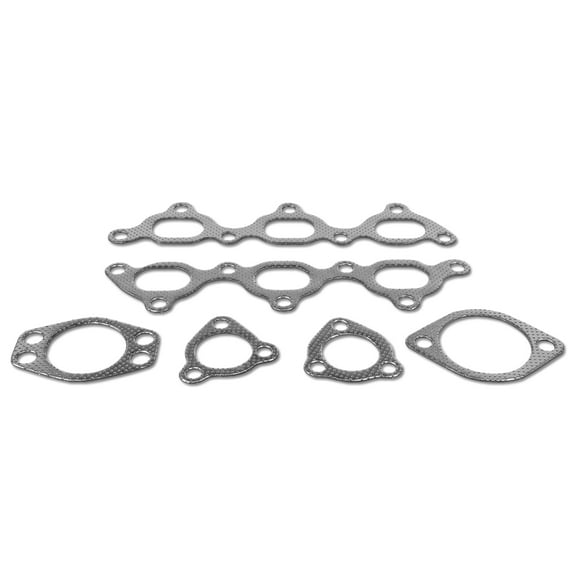 DNA Motoring GKTSET-3000GT For 1991 to 1999 Mitsubishi 3000GT / Dodge Stealth R / T Turbo 3.0L Aluminum Exhaust Manifold Header Gasket Set 92 93 94 95 96 97 98