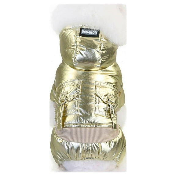 kladzum Dog Clothes Pet Clothes Space Cotton Clothing Fall and Winter Thick Cotton Clothing Warm Dog Coat Dogs Costumes