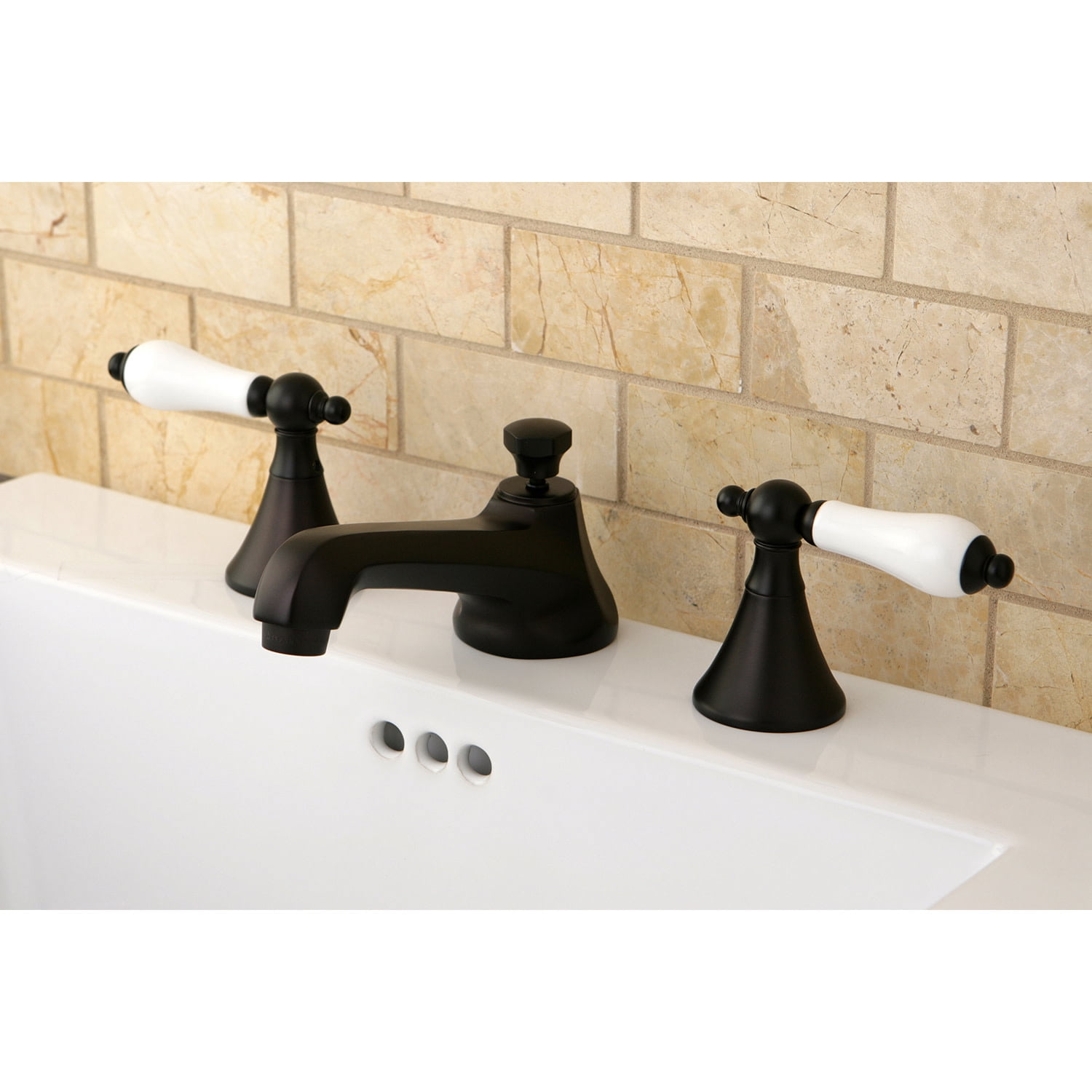 Kingston Brass KS4475PL 8 in. Widespread Bathroom Faucet, Oil Rubbed Bronze