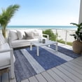 thumbnail image 6 of Addison Rugs Chantille Indoor/Outdoor Transitional Stripes Navy Washable Rectangle Rug, 10' x 14', 6 of 6
