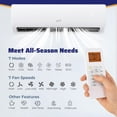 thumbnail image 4 of Costway 23000 BTU Wifi Enabled Mini Split Air Conditioner & Heater Works with Alexa, 4 of 10