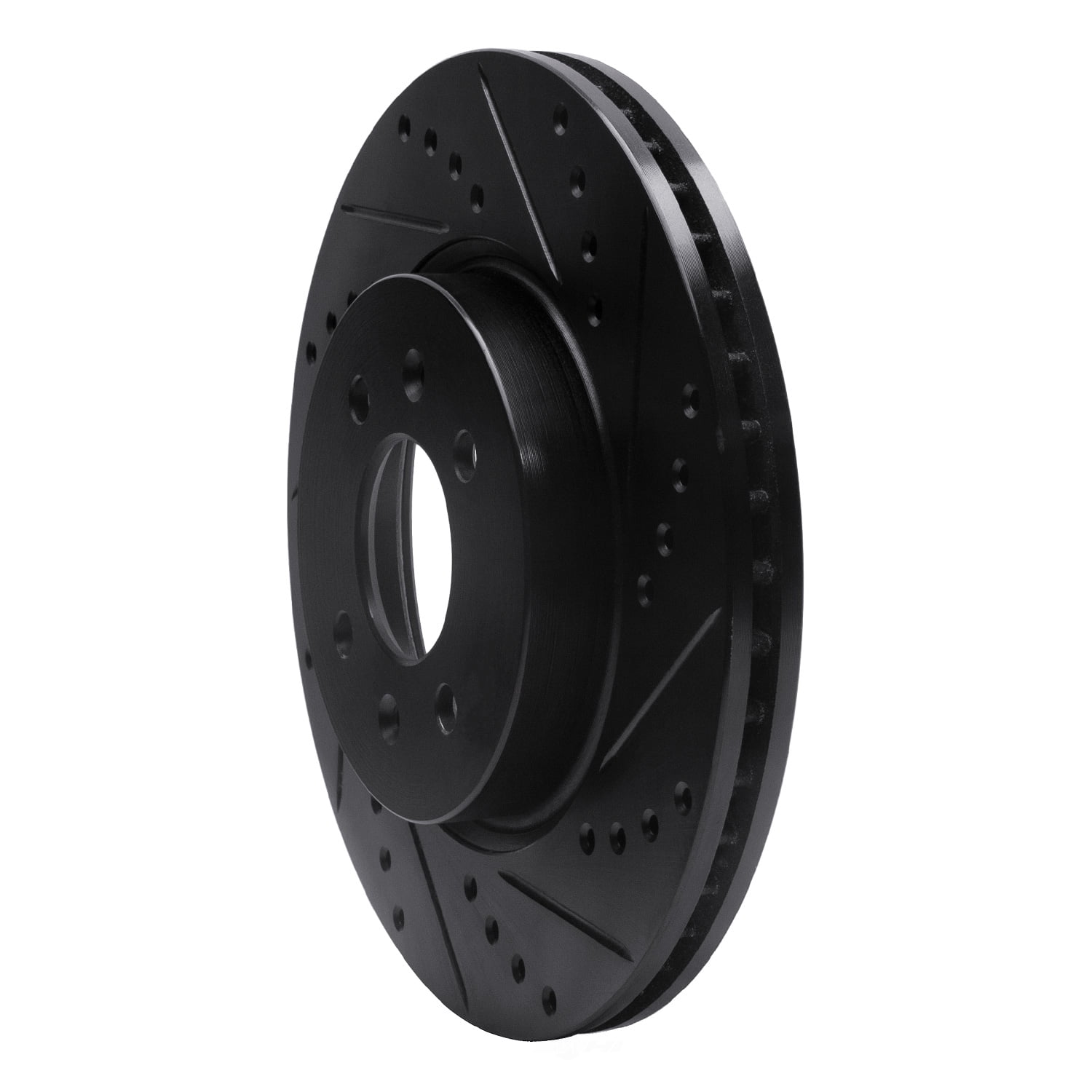 Dynamic Friction Company 633-21015R DFC Brake Rotor - Drilled And Slotted - Black