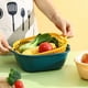thumbnail image 1 of Ganfancp Lavaplatos de Cocina de Seis Piezas En Cesta de Doble Capa Cesta de Plástico Multifuncional para Verduras y Frutas Ofertas Del Día Liquidación 1X Juego de Cestas de Drenaje, 1 of 7