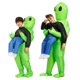 thumbnail image 2 of Kids Adult ET Alien Inflatable Costume Anime Suits Dress Mascot Halloween Party Cosplay Costumes for Man Woman Boys Girls heqiyong LED, 2 of 2