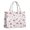 Pink Dinosaur And, variant on Large Capacity Tote Bag,Pink Cartoon Dinosaurs Volcanoes Pattern Handbag Fashion Luxury Tote Bag,15.7"x13"x 5.1" Inches,Laptop Compatible