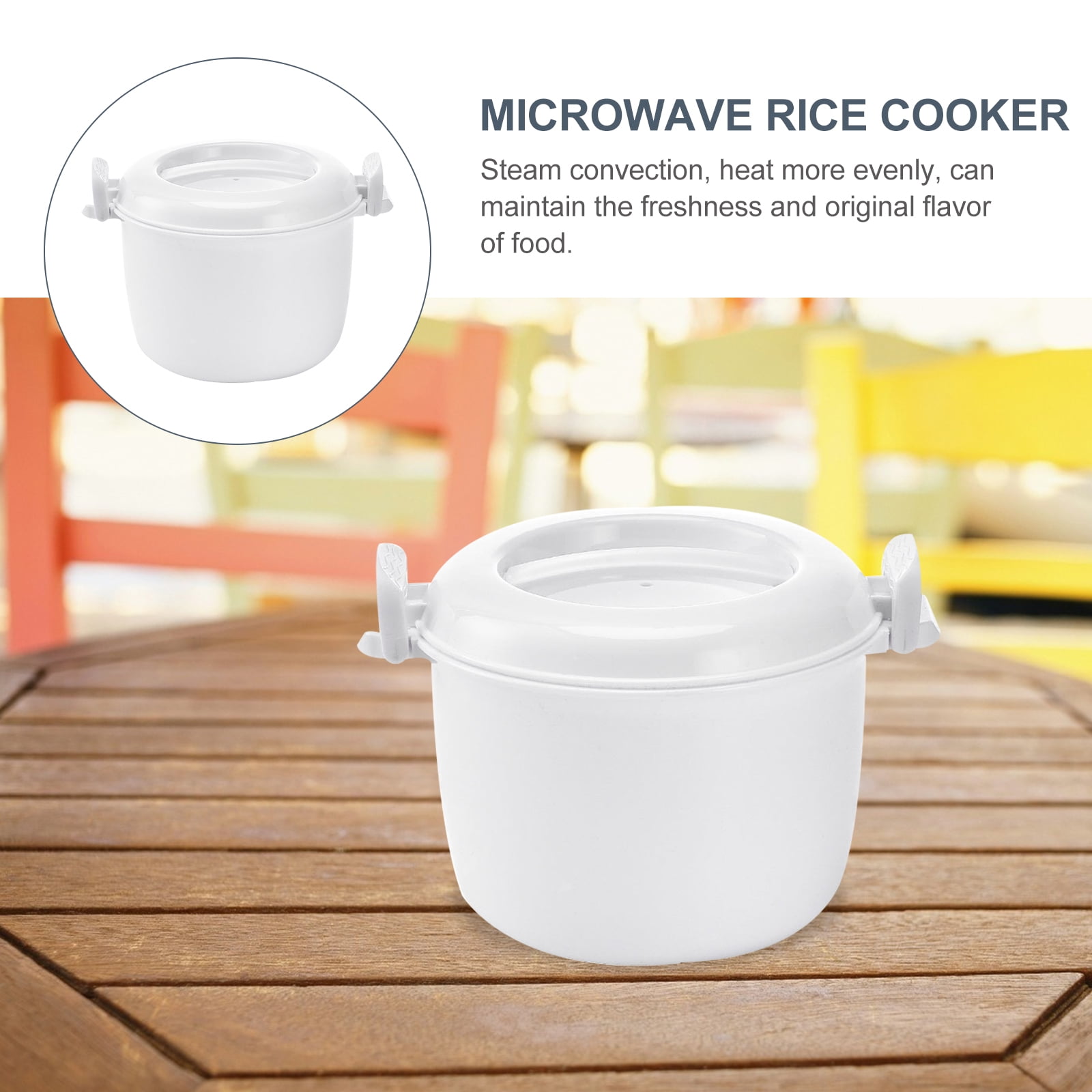 ETEREAUTY Multifunctional Microwave Rice Cooker for Rice and More 3Pcs