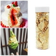 thumbnail image 4 of Papel de aluminio comestible dorado o plateado de 2 g para cocinar, bebidas, postres, pasteles y helados. Decoración con dorado seguro., 4 of 8